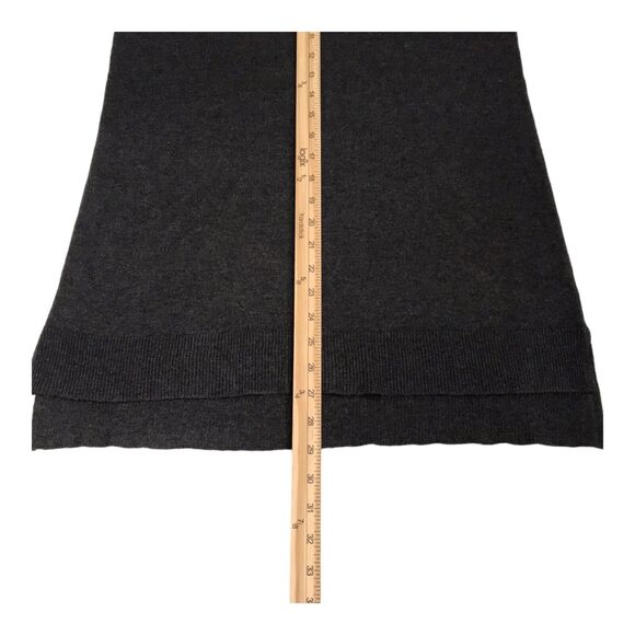 Spense Top Womens Size M Grey Wool Blend Long Sleeve V-Neck Pullover Sweater - Picture 11 of 12